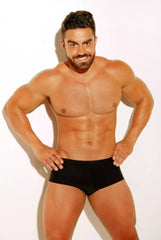 Traditional Black Beach Trunks