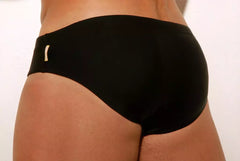 Black swim brief for men