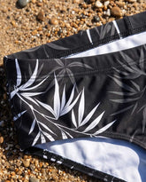 Black and White Low Rise Swim Brief 10 cm