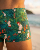 Budgie Boxer Square Cut Swim Briefs 15 cm Side