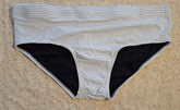 White carioca Low Rise Cut Men´s swim Trunks