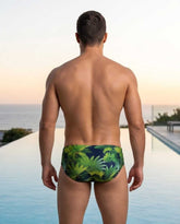 Floral Swim Brief Low Rise 10 cm side