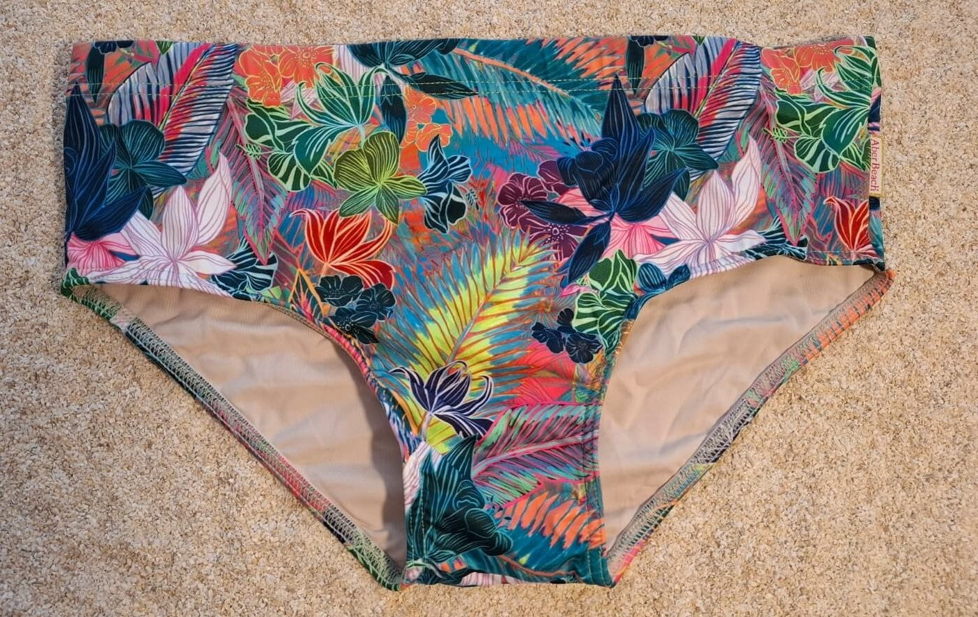 Floral Low Rise Cut Men´s swim Trunks