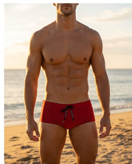 Red swim Wear for men 15 cm