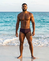 Striped Lifesaver Swim Brief 10 cm side