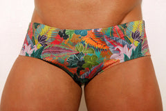 Floral Low Rise Cut Men´s swim Trunks
