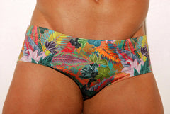 Floral Low Rise Cut Men´s swim Trunks