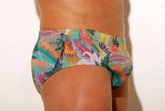 Floral Low Rise Cut Men´s swim Trunks