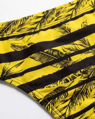 Stripe Low Rise Swim Briefs 10 cm side