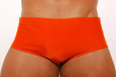 Traditional Orange Beach Trunks
