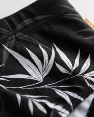 Black Floral Swim Brief 6 cm side - Aberbeach