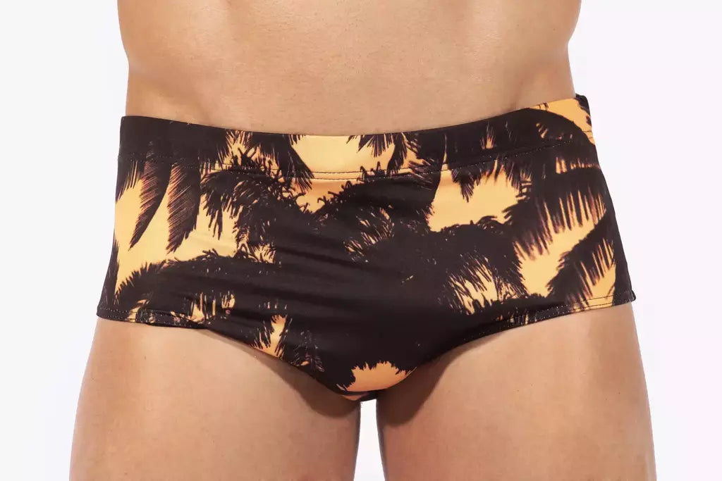 Sunset Traditional Swim Trunks for men