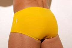 Traditional Yellow Beach Trunks