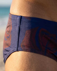 Designer Print Togs Swim Brief 6 cm side - Aberbeach
