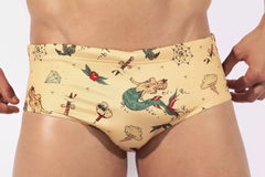 Low Rise Cut Men´s swim Trunks