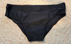 Black swim brief for men