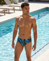 Tie Dye Low Rise swim brief 10 cm - Aberbeach