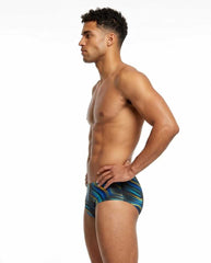 Tie Dye Low Rise swim brief 10 cm - Aberbeach