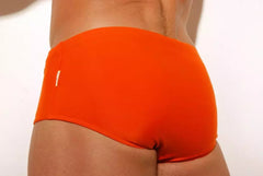 Traditional Orange Beach Trunks - Aberbeach
