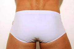 Traditional White Beach Trunks