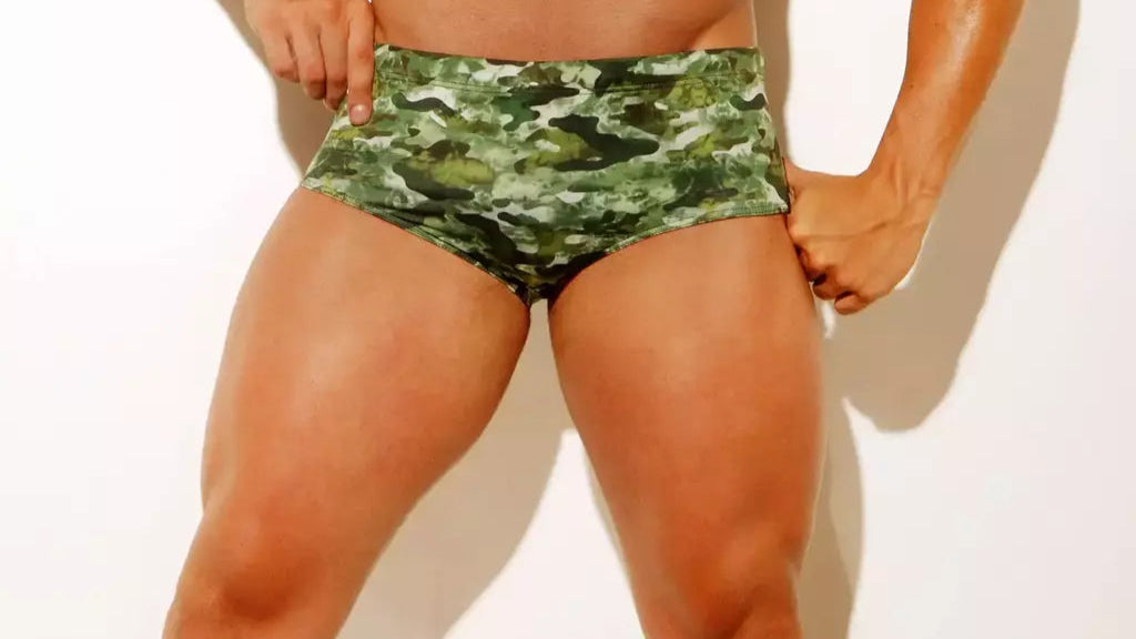 Camouflage Classic Swim Trunks for men