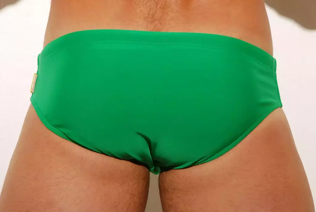 Green Swim briefs for men
