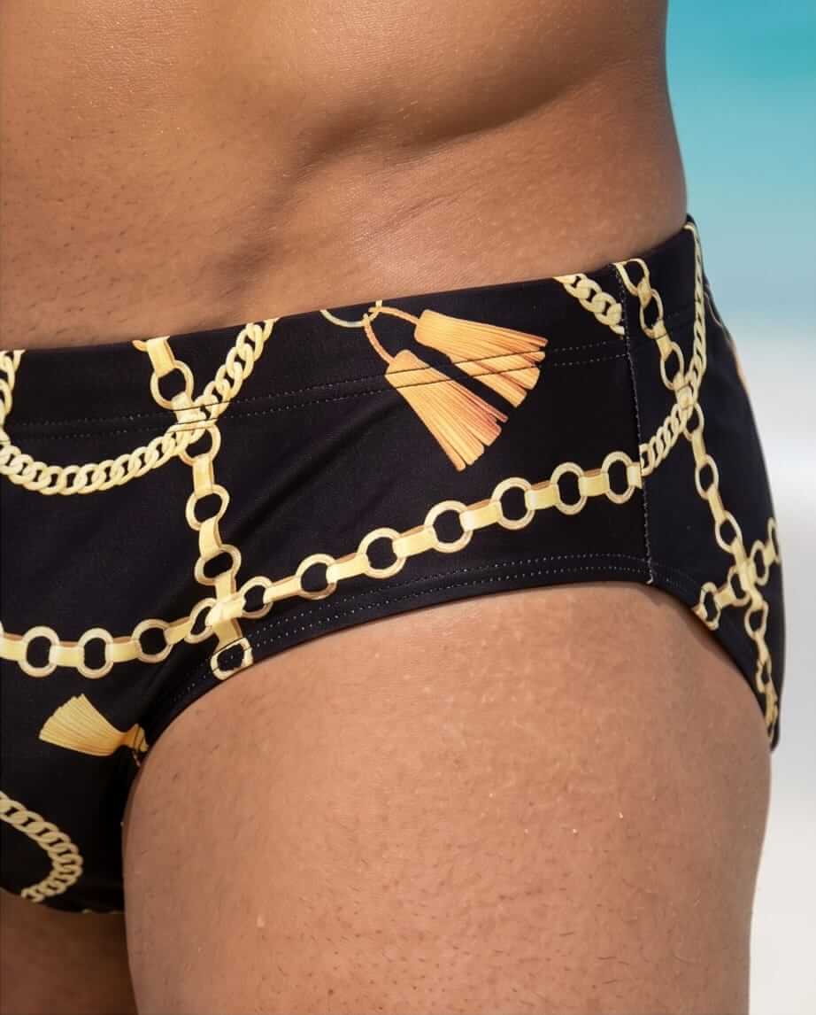Black Gold chain Mens Togs 6 