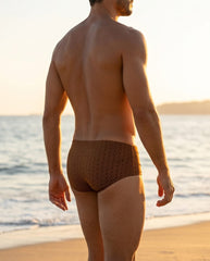 Gold Tobacco classic Swim Brief 10 cm