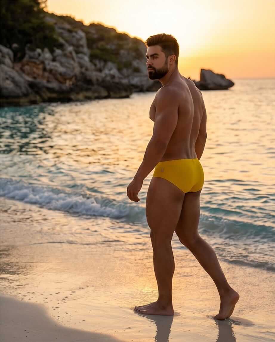 Mens Yellow Togs Low Rise 10 