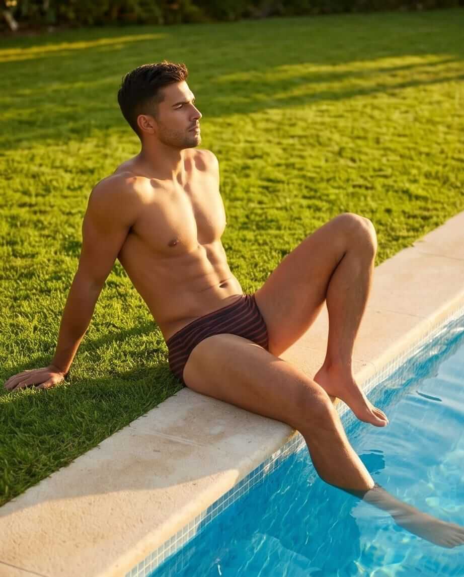 Retro mens togs Swim briefs 6