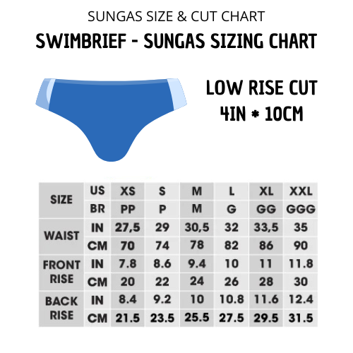 White carioca Low Rise Swim Briefs