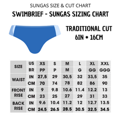 Black Swim Brief Traditional Stalion 15 cm side