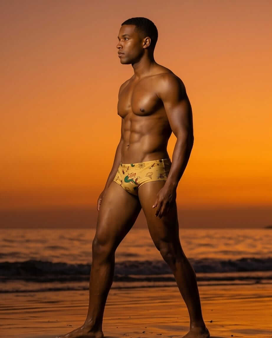 Vintage Swim Brief 10cm side 