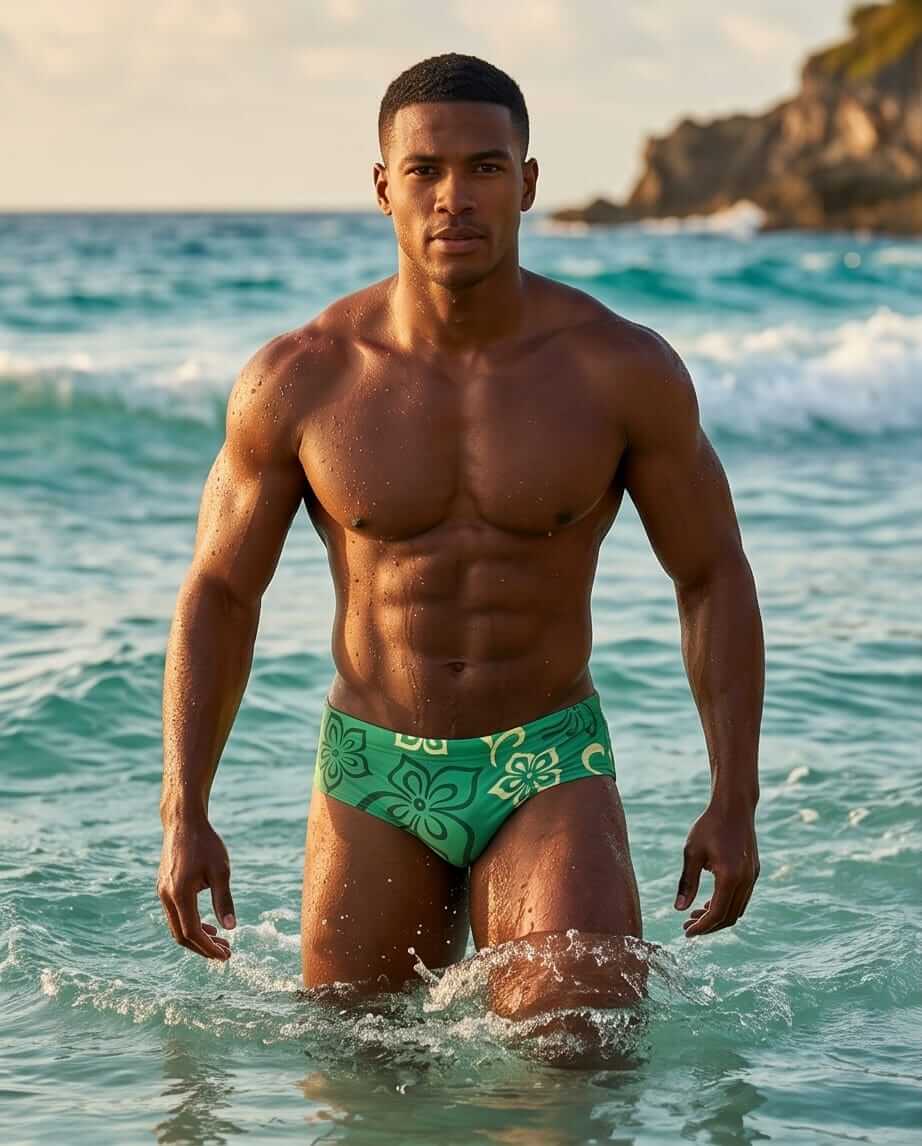 Aussie Low Rise Swim Briefs 10 cm side - Aberbeach