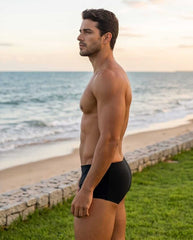 Black Swim Brief classic cut 13 cm side - Aberbeach