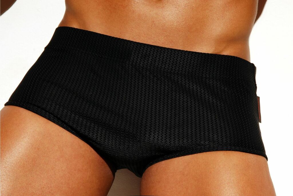 Black Swim Brief Traditional Stalion 15 cm side - Aberbeach