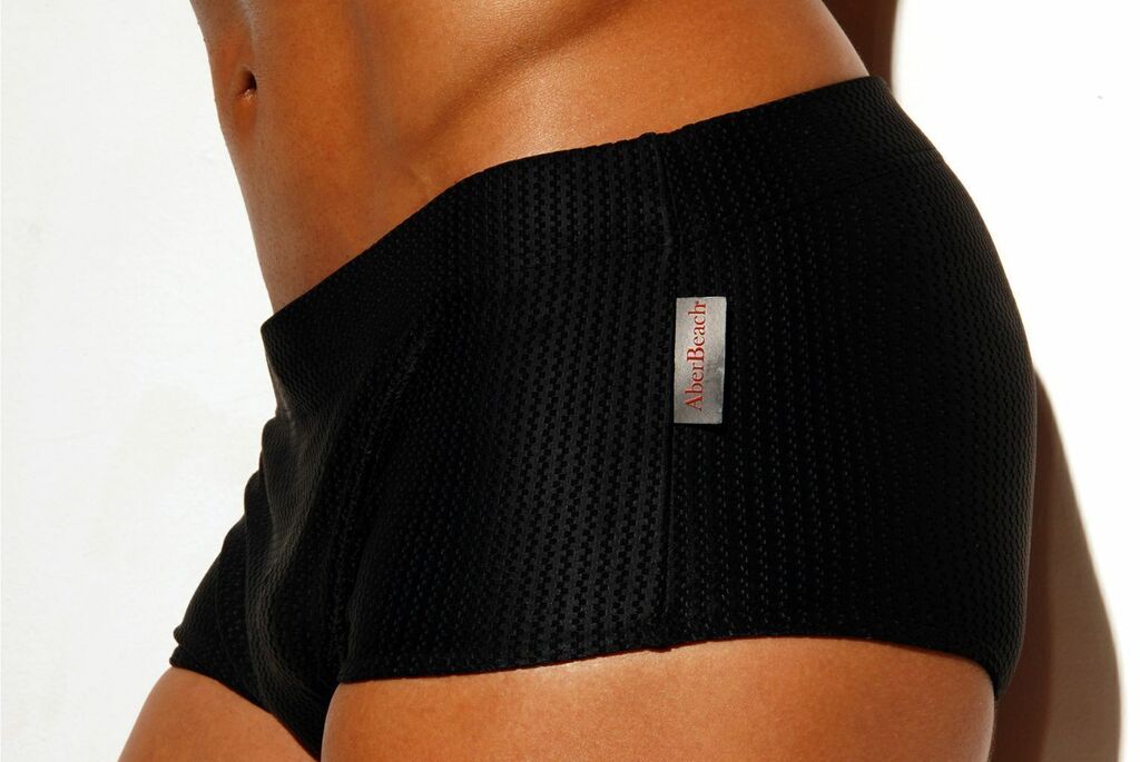 Black Swim Brief Traditional Stalion 15 cm side - Aberbeach