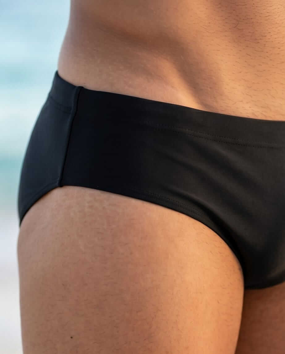 Bondi Black togs Swim Briefs 6 cm side - Aberbeach
