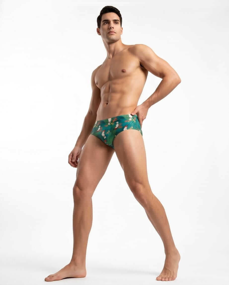 Budgie Low Rise Swim Briefs 10 cm Side - Aberbeach
