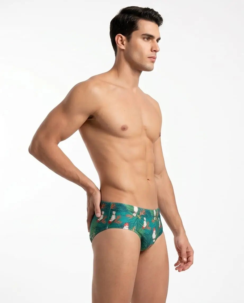 Budgie Low Rise Swim Briefs 10 cm Side - Aberbeach