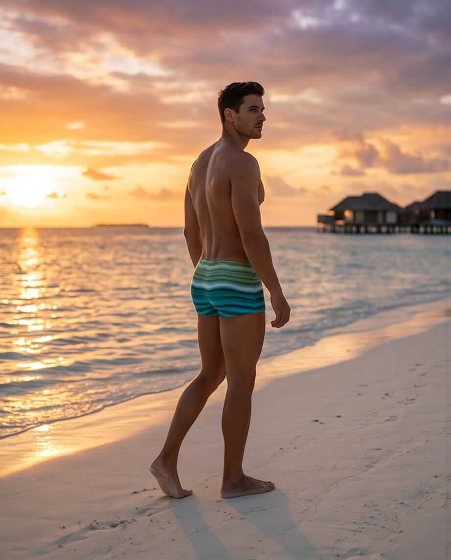 Caribbean Traditional Swim Briefs 15 cm side - Aberbeach