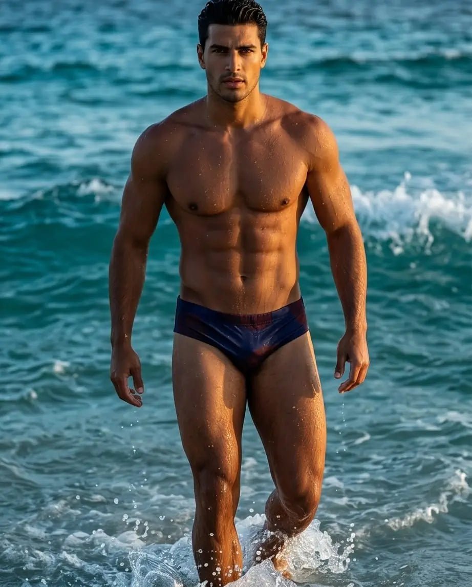 Designer Print Togs Swim Brief 6 cm side - Aberbeach