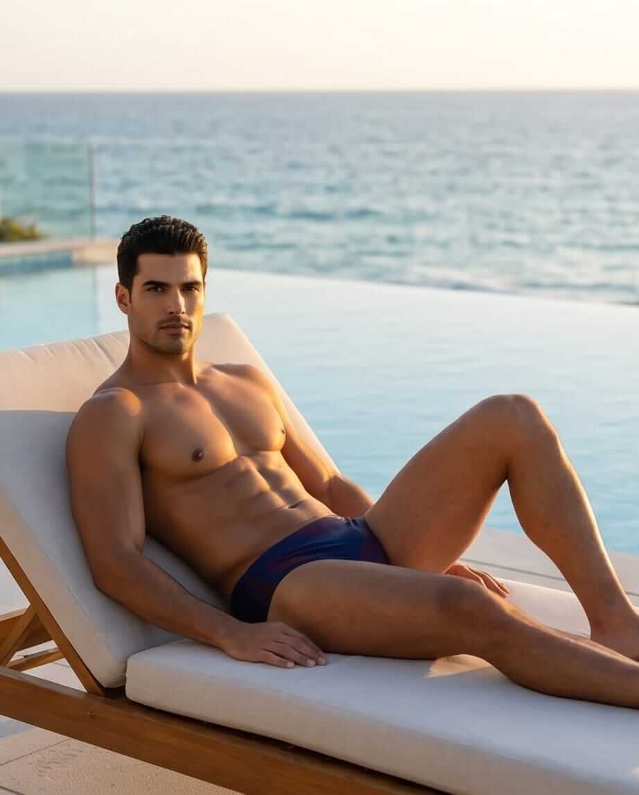 Designer Print Togs Swim Brief 6 cm side - Aberbeach