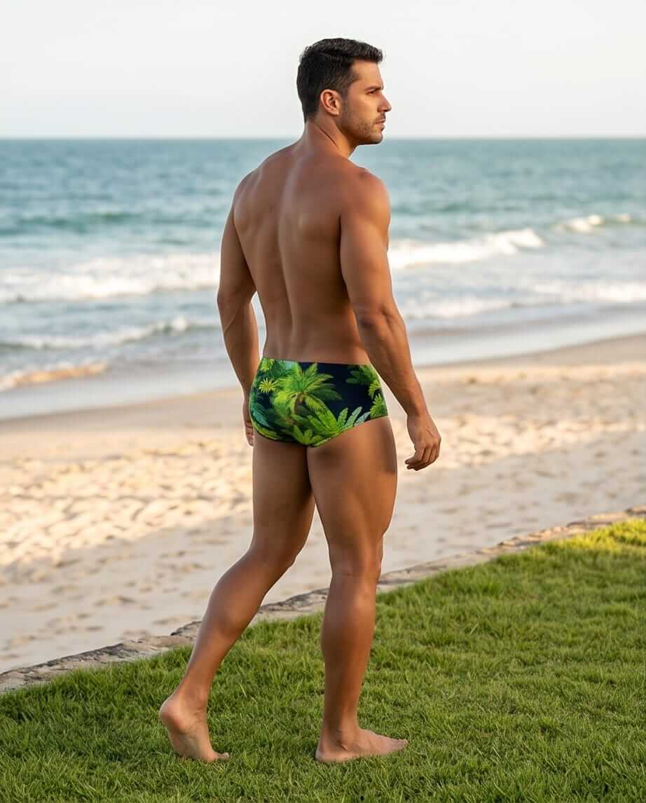 Floral Swim Brief classic cut 13 cm side - Aberbeach