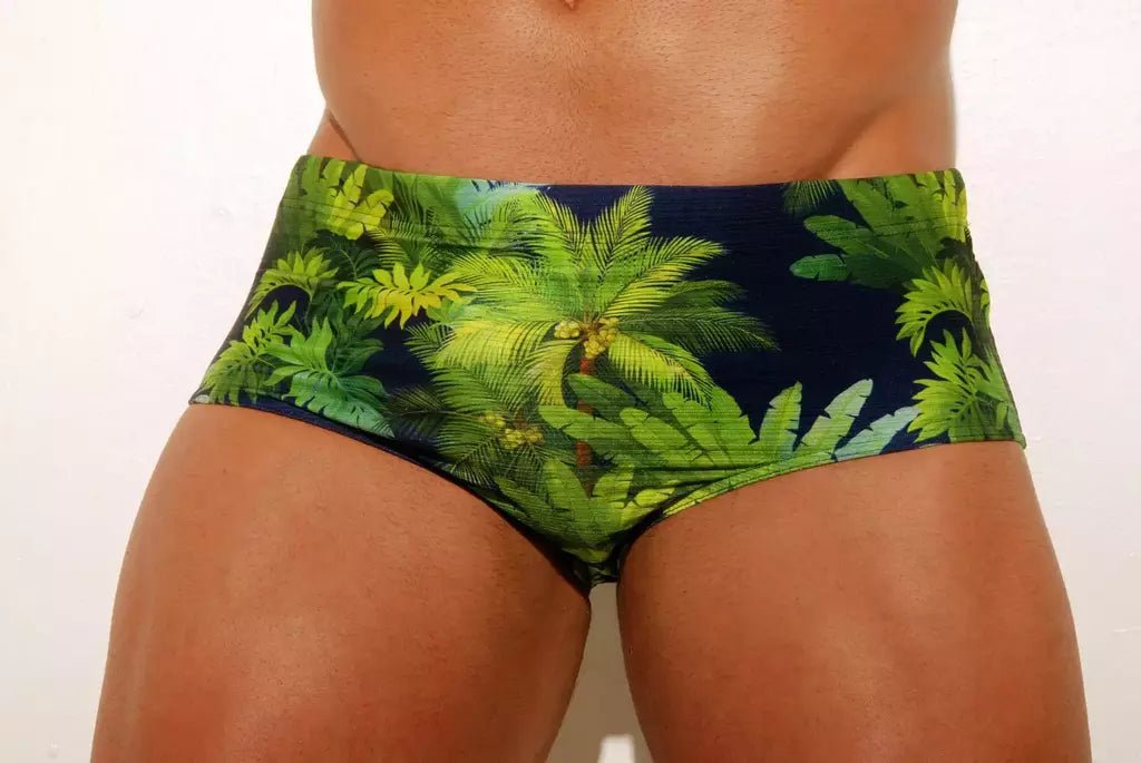 Floral Swim Brief classic cut 13 cm side - Aberbeach
