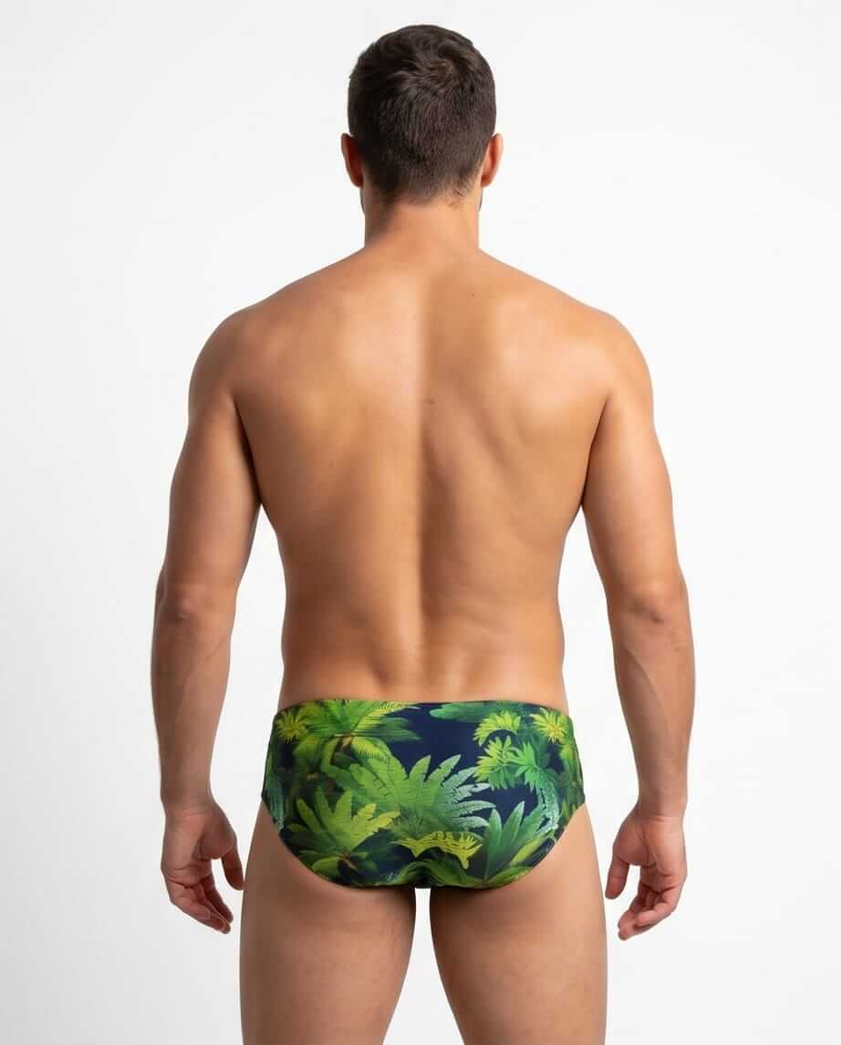 Floral Swim Brief Low Rise 10 cm side - Aberbeach
