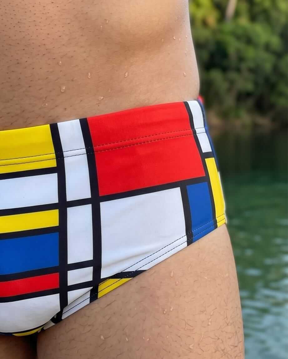 Geometric Swim Brief 6 cm side - Aberbeach
