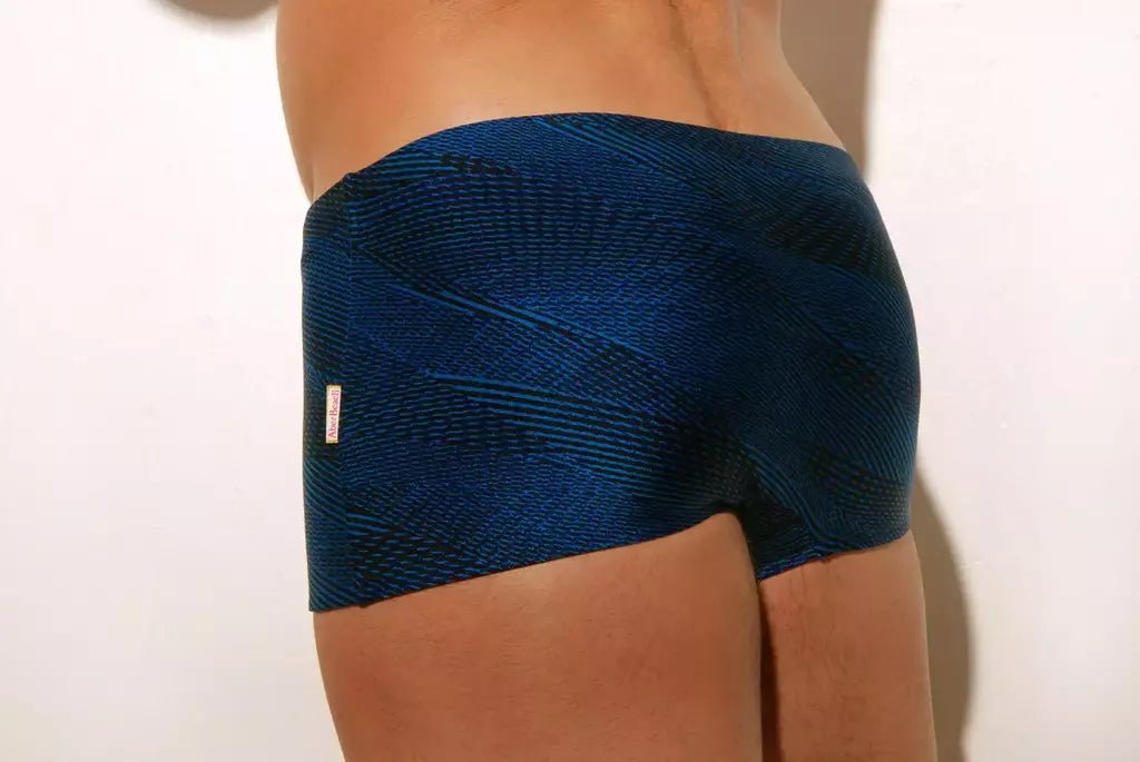 Laser Boxer Square Cut Swim Briefs - Aberbeach