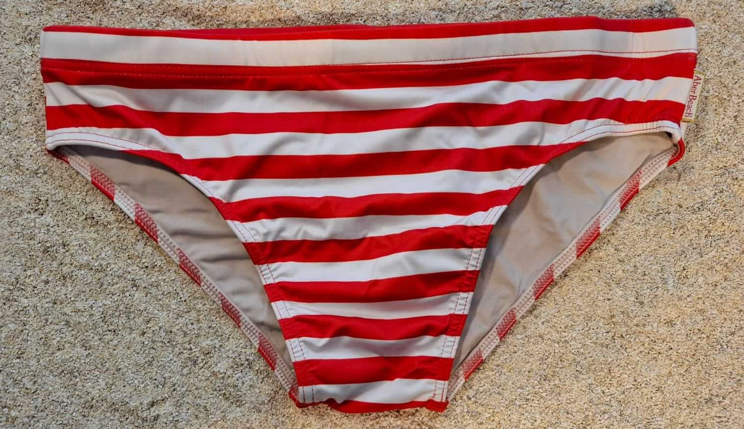 Navy Red and White Swim briefs for men