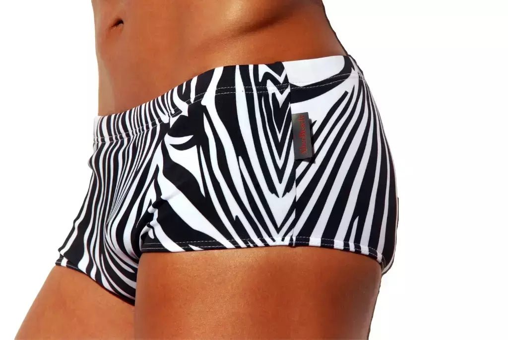 Noosa Illusion Traditional Swim Briefs 15 cm side - Aberbeach